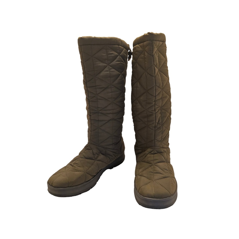 Bogs Snowday Women's Tall Waterproof Boots Olive Green Quilted Insulated  11